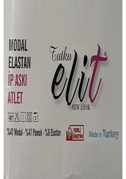 Kadın Modal Likralı Ip Askılı Atlet 2001- 3 Adet