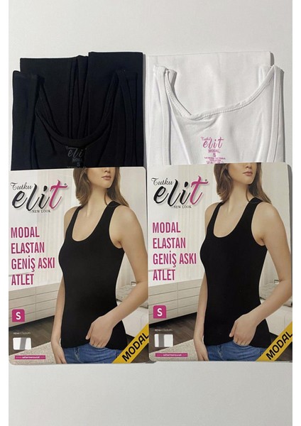 Kadın Modal Likralı Geniş Askılı Atlet 2002 - 9 Adet fiyatları