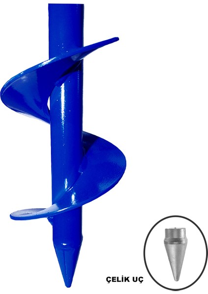 Toprak Burgu Makinesi Matkap Uçlu 60X10 Cm fırsatları