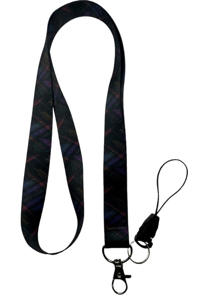 Business Black Boyun Ipi Telefon Askısı Lanyard