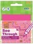 Stickn Şeffaf Yapışkanlı Not Kağıdı & Post It Saydam Pembe 76X76 mm 1