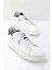 Beyaz Lacivert Leather Erkek Sneaker E01901516103 1