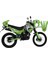 Mondial X-Treme Max 150 Wolf Design Sticker Set Yeşil 1
