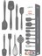 VALLETTA VLT1168 DRONGO 8'Lİ SPATULA SET GRİ 2