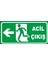 Acil Çıkış (Sol Yön) Levhası 1