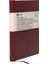 Kareli Defter - %100 El Yapımı, El Dikişi (İplik Dikiş) Özel Tasarım – Termo Deri Ciltli, “Benzersiz Ürün” A/5 Bordo 4