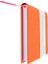 Noktalı Defter - %100 El Yapımı, El Dikişi (İplik Dikiş) Özel Tasarım – 1 Sınıf Viskon Kumaş ile ciltlenmiştir. “Benzersiz Ürün” A/5 Turuncu 4