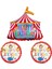 Sirk Temalı Happy Birthday Balon Set 1