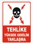 Tehlike Yüksek Gerilim Yaklaşma Levhası Elk 005 1