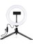 7.9 Inç 20 cm Işık + Masaüstü Tripod Montajı - Siyah (Yurt Dışından) 4