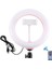 7.9 Inç Rgbw Halka Işıkları Telefon Kelepçesi - Pembe (Yurt Dışından) 1