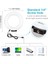 4.7 Inç 12 cm Kavisli Yüzey USB Beyaz Işık Işıkları - Siyah (Yurt Dışından) 2