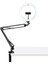 10.2 Inç 26CM Halka Kavisli Işık + Masaüstü Kol Standı - Siyah (Yurt Dışından) 3