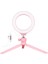 6.2 Inç 16CM Işık + Masaüstü Tripod Montajı - Pembe (Yurt Dışından) 3