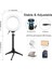 6.2 Inç Rgbw Işık + Masaüstü Tripod - Siyah (Yurt Dışından) 4