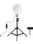 7.9 Inç 20 cm Ayna Işığı+ 1.1m Tripod Montajı - Siyah (Yurt Dışından) 3