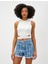 Crop Fitilli Atlet Pencere Detaylı Bisiklet Yaka 3