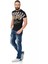 CT714 Gang Style Basic Siyah Tişört 5