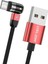 540 Manyetik Şarj USB Kablosu 360 180 Kırmızı 1 M Mikro USB (Yurt Dışından) 4
