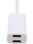 Kulaklık Ses ve Şarj Kablosu Splitter Adaptörü iphone 7 8 Artı Beyaz Için (Yurt Dışından) 4