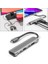 Slim 5 In 1 USB C Hub 480MBPS USB 2.0 60W Pd Şarj Cihazı Masaüstü Mikrofon (Yurt Dışından) 3