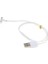 Beyaz Izlemek Için USB 2.0 Ila Dört Pin Şarj Kablosu Şarj Cordu Kablosu (Yurt Dışından) 1