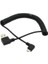3 Paketler 90 ° Açı USB 2.0 Bir Erkek Mikro B Sync Şarj Bahar Kablosu (Yurt Dışından) 2