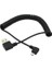 3 Paketler 90 ° Açı USB 2.0 Bir Erkek Mikro B Sync Şarj Bahar Kablosu (Yurt Dışından) 5