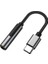USB C Için 3.5mm Jack Adaptörü Tip C A 3.5mm Uzatma Aux Kablosu Dizüstü Bilgisayar Siyah Için (Yurt Dışından) 2