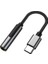 USB C Için 3.5mm Jack Adaptörü Tip C A 3.5mm Uzatma Aux Kablosu Dizüstü Bilgisayar Siyah Için (Yurt Dışından) 3