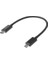 USB Tip-C Ila 2.0 Erkek Şarj Kablosu 9.84INCH Siyah (Yurt Dışından) 3
