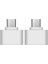 Mikro - USB 2.0 Dişi Otg Flash Drive Konektörü Veri Aktarma Adaptörü 2x (Yurt Dışından) 1
