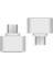 Mikro - USB 2.0 Dişi Otg Flash Drive Konektörü Veri Aktarma Adaptörü 2x (Yurt Dışından) 3