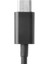 Siyah Ila Mikro USB Şarj Veri Aktarım Dönüştürücü Kablosu 0.25M (Yurt Dışından) 3