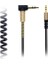 3,5mm Erkek Ila Erkek Premium Kalite Kablo Stereo Yardımcı Kablo Kordon Siyahı (Yurt Dışından) 3