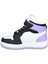 1517 Anatomik Taban Unisex Çocuk Boğazlı Sneakers Ayakkabı - NKT01517-SIYAH Mor-27 4