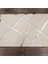 Krem Renk Gümüş Çizgili Peluş Halı 120 x 180 cm 3
