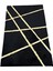 Siyah Gold Bordürlü Peluş Halı 170 x 240 cm 1