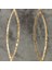 Gri Gold Bordürlü Peluş Halı 80 x 150 cm 5
