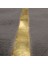 Gri Gold Bordürlü Peluş Halı 120 x 180 cm 5
