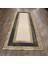 Krem Antrasit Gold Bordürlü Peluş Halı 160 x 230 cm 2