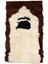 Kahverengi Kabe Desenli Doğal Toskana Seccade 80 x 120 cm 1