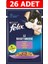 Felix Kuzu Etli Yaş Kedi Maması 85GR 26 Adet Pouch Kuzulu Kedi Konserve Kedi Islak Maması 1