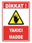 Yakıcı Madde Levhası 1