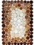 Puantiyeli Doğal Dana Derisi Halı 240 x 340 cm 1