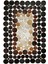 Karamel Rengi & Krem Doğal Dana Derisi Puantiyeli Halı 80 x 150 cm 1