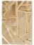 Gold Varaklı Krem Peluş Halı 160 x 230 cm 1