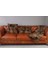 Kahverengi Dana Derisi Koltuk Şal Takımı Şal 50 x 180 Cm, Yastık 50 x 50 Cm, Bel Yastığı 35 x 60 cm 3