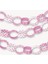 Pembe Renk Iç Içe Geçmiş Karton Halka Zincir Dekor Garland Süs 152 cm 1