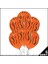 Kaplan Baskılı Turuncu Balon, 30CM x 6 Adet 2